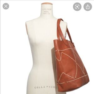 Medina Transport Tan Leather Tote